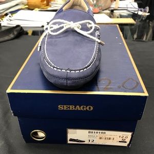 New sebago leather upper in original box